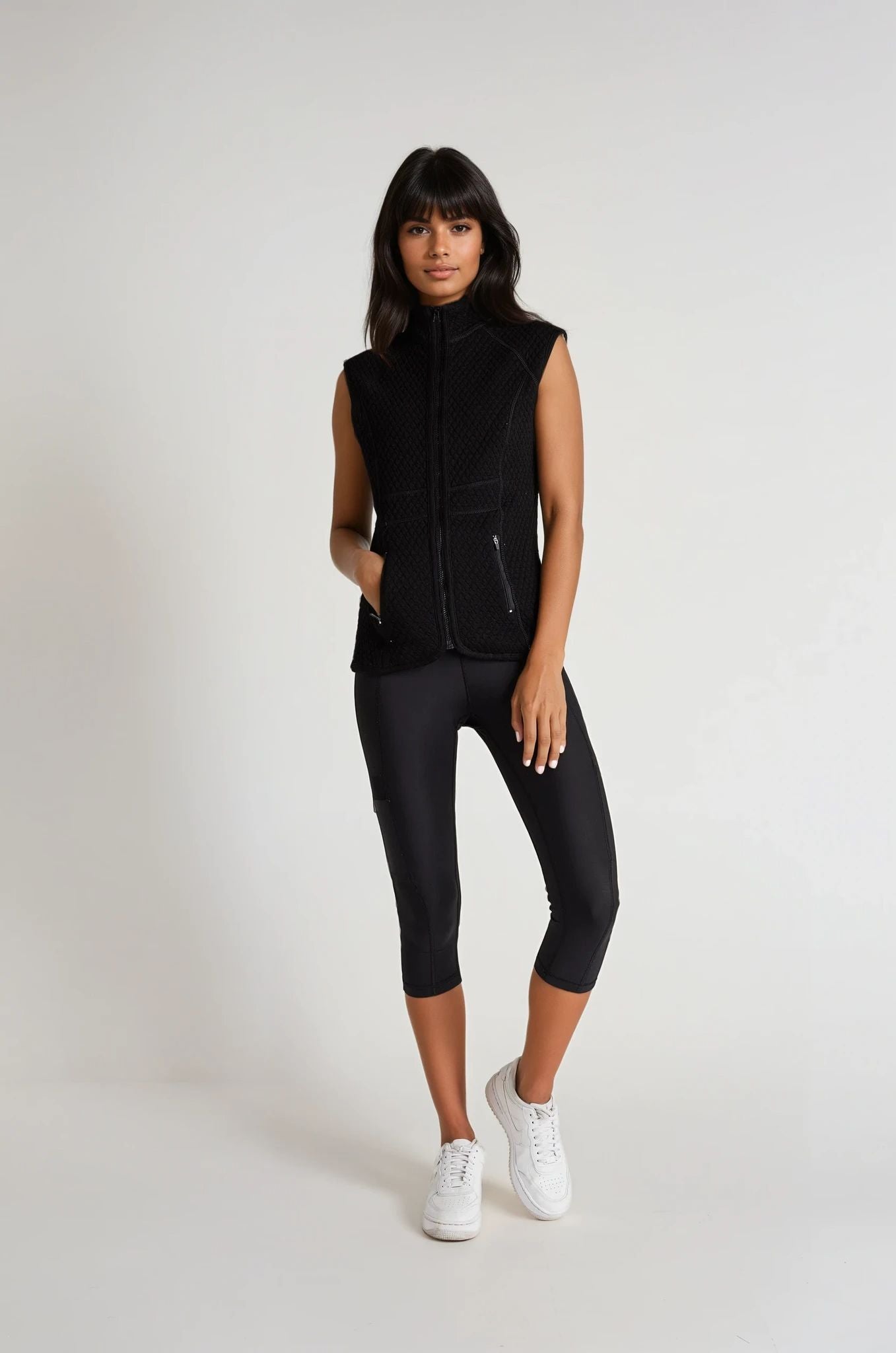 Versatile Women's Quilted Vest: Stylish Performance Meets EMF Protection