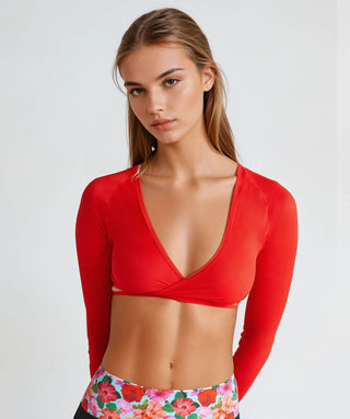 Long Sleeve Fitness Shrug Top