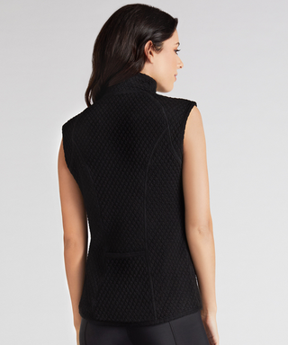 Quilted Lightweight Athletic Vest - Black – SportPort Active